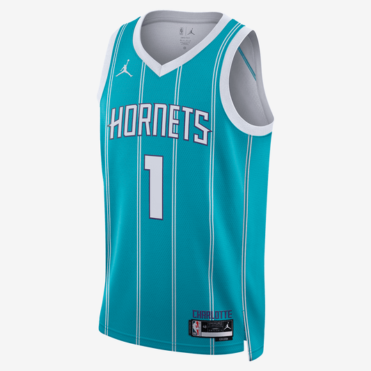 Charlotte Hornets Icon Edition 2022/23 Jordan Dri-FIT NBA Swingman Jersey - Rapid Teal