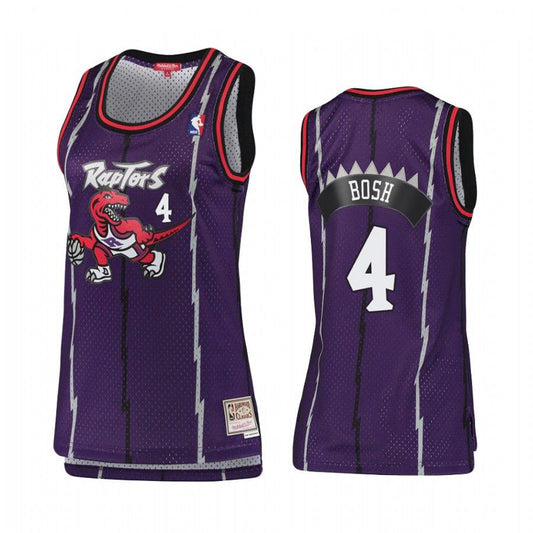 Women's Toronto Raptors Chris Bosh Hardwood Classics Jersey - Purple