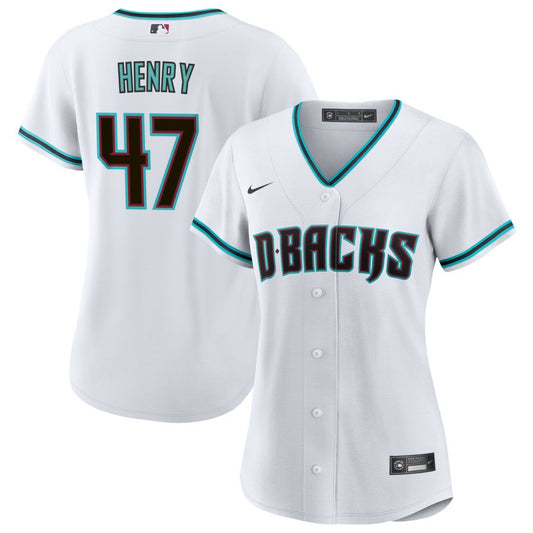 Tommy Henry Arizona Diamondbacks Nike Women's Home Replica Jersey - White