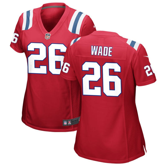 Shaun Wade New England Patriots Nike Women's Alternate Jersey - Red