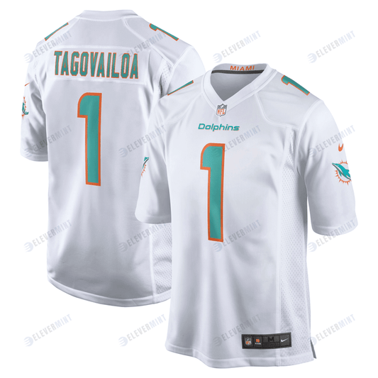 Tua Tagovailoa Miami Dolphins Game Jersey - White Jersey