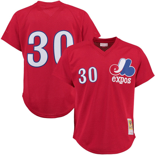 Tim Raines Montreal Expos Mitchell & Ness Batting Practice Jersey - Red