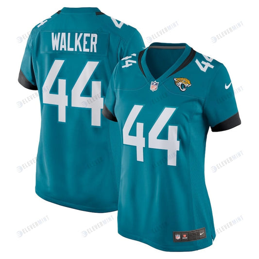 Travon Walker 44 Jacksonville Jaguars Women's 2022 Draft First Round Pick Game Jersey In Teal