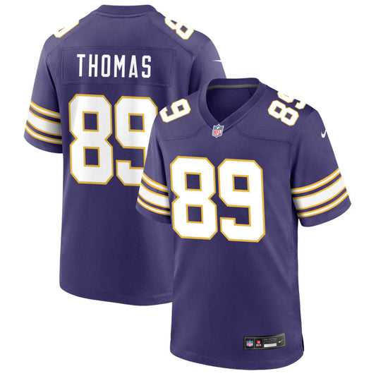 Thayer Thomas Minnesota Vikings Nike Classic Game Jersey - Purple