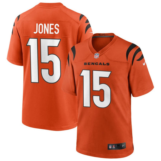 Charlie Jones Cincinnati Bengals Nike Alternate Game Jersey - Orange