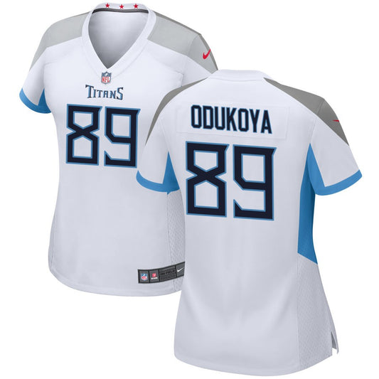 Thomas Odukoya Tennessee Titans Nike Women's Game Jersey - White