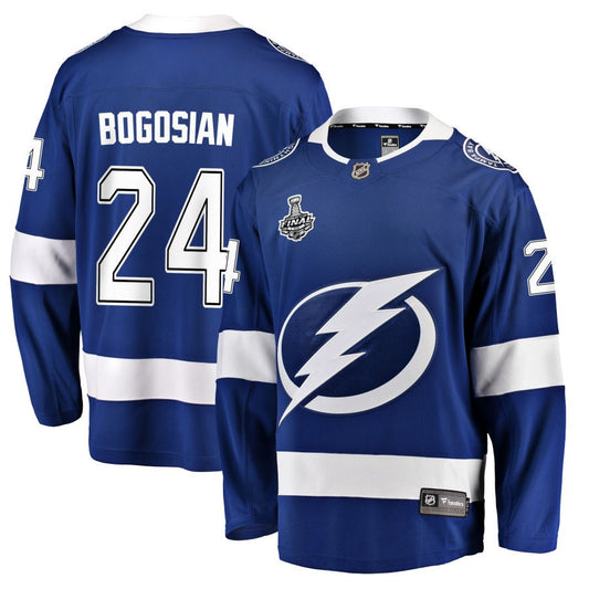 Zach Bogosian Tampa Bay Lightning Fanatics Branded 2021 Stanley Cup Champions Home Breakaway Jersey - Blue