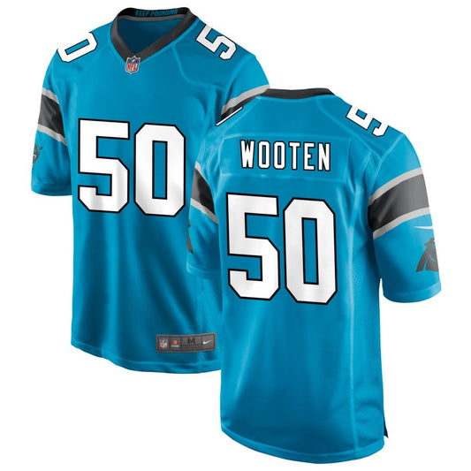 Chandler Wooten Carolina Panthers Nike Alternate Game Jersey - Blue