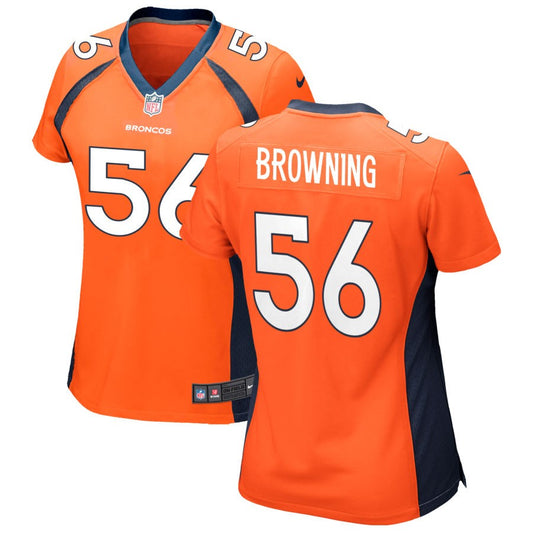 Baron Browning Denver Broncos Nike Women's Game Jersey - Orange