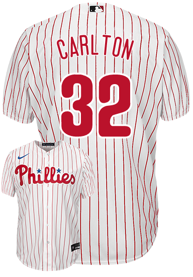 Steve Carlton Jersey - Philadelphia Phillies Replica Adult Home Jersey