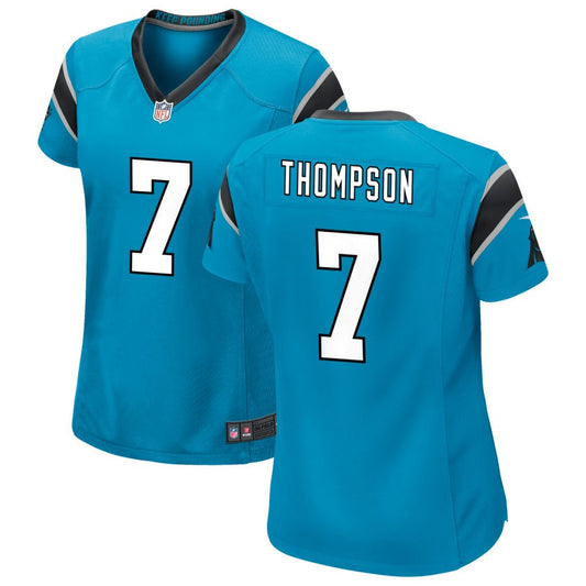 Shaq Thompson Carolina Panthers Nike Women's Alternate Game Jersey - Blue