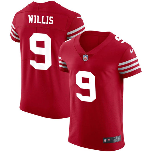 Brayden Willis San Francisco 49ers Nike Vapor Elite Jersey - Scarlet