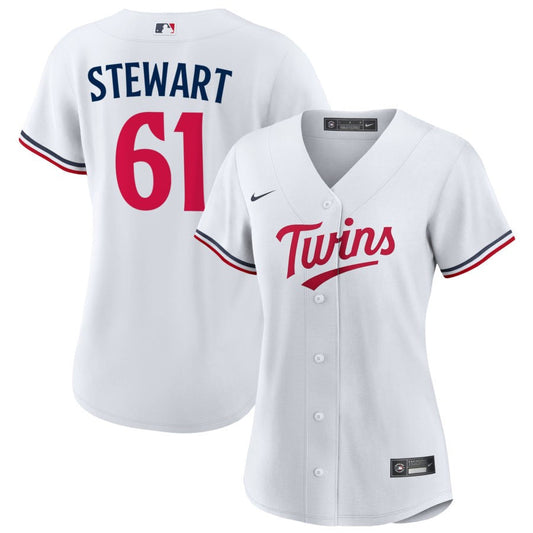 Brock Stewart Minnesota Twins Nike Women's Home Replica Jersey - White