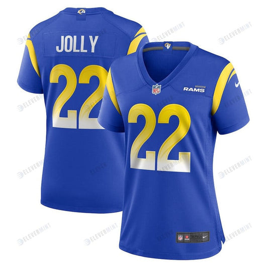 Shaun Jolly 22 Los Angeles Rams Game Women Jersey - Royal