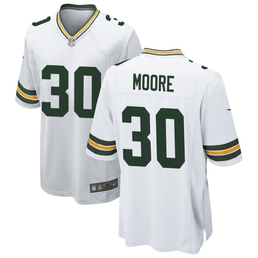 Tarvarius Moore Green Bay Packers Nike Game Jersey - White