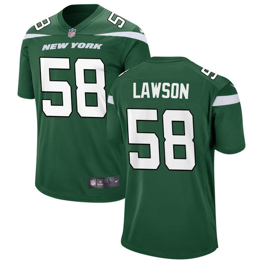 Carl Lawson New York Jets Nike Youth Game Jersey - Gotham Green