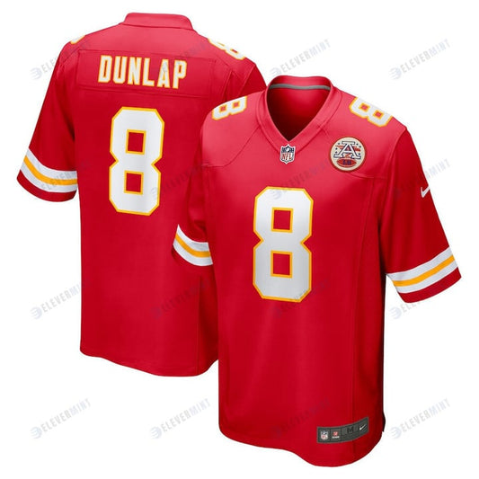 Carlos Dunlap 8 Kansas City Chiefs Home Game Player Jersey - Red