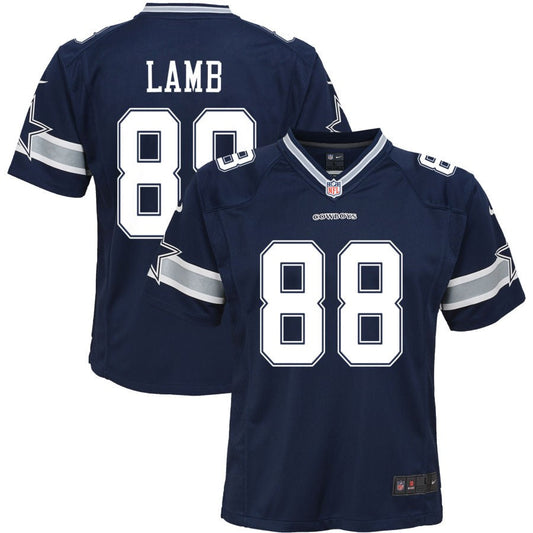 CeeDee Lamb Dallas Cowboys Nike Youth Game Jersey - Navy