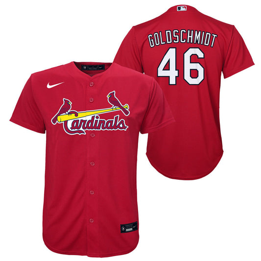 Youth Paul Goldschmidt St. Louis Cardinals Red Alternate Replica Player Jersey