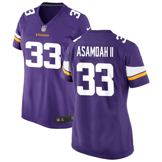 Brian Asamoah II Minnesota Vikings Nike Women's Game Jersey - Purple