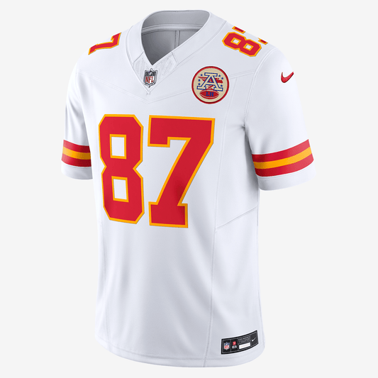 Travis Kelce Kansas City Chiefs Men's Nike Dri-FIT NFL Limited Football Jersey - White