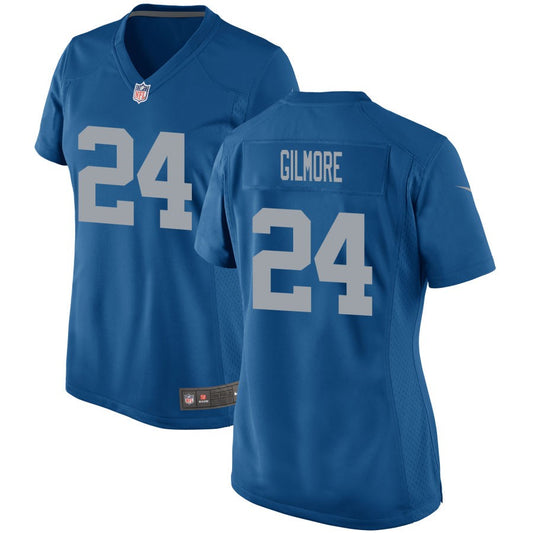 Steven Gilmore Detroit Lions Nike Women's Throwback Game Jersey - Blue