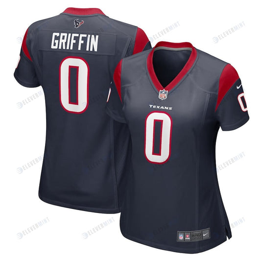 Shaquill Griffin 0 Houston Texans Women Team Game Jersey - Navy