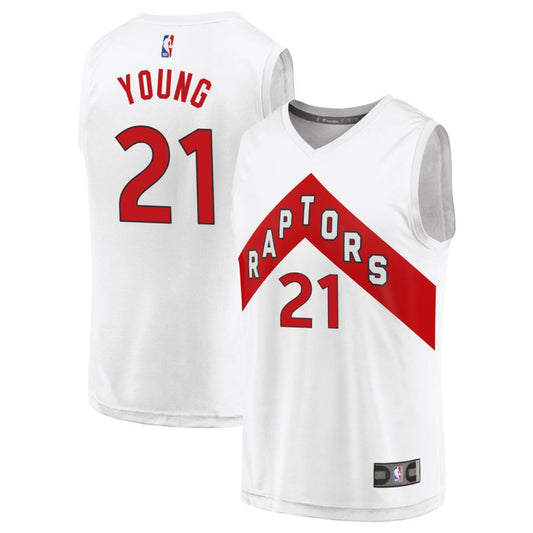 Thaddeus Young Toronto Raptors Fanatics Branded Fast Break Replica Jersey - Association Edition - White