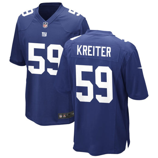 Casey Kreiter New York Giants Nike Game Jersey - Royal