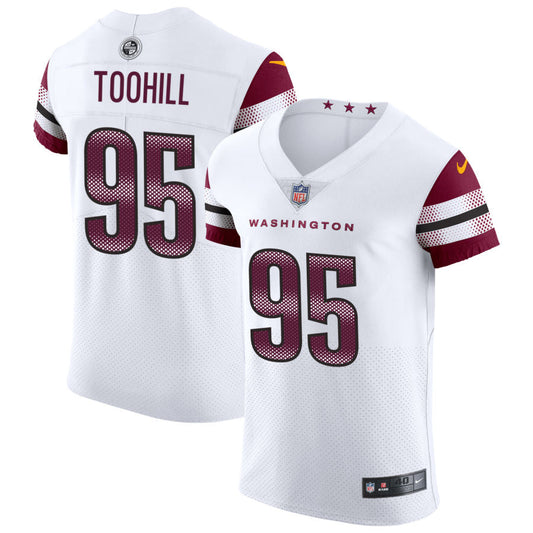 Casey Toohill Washington Commanders Nike Vapor Untouchable Elite Jersey - White