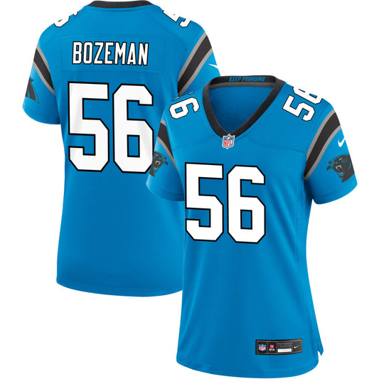 Bradley Bozeman  Carolina Panthers Nike Women's Alternate Game Jersey - Blue