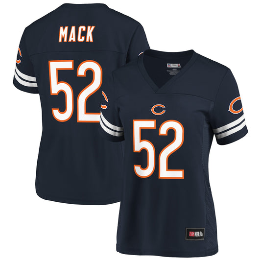 Women's Khalil Mack Navy Chicago Bears Player Jersey