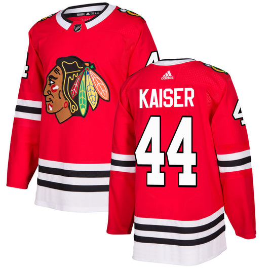 Wyatt Kaiser Chicago Blackhawks adidas Authentic Jersey - Red