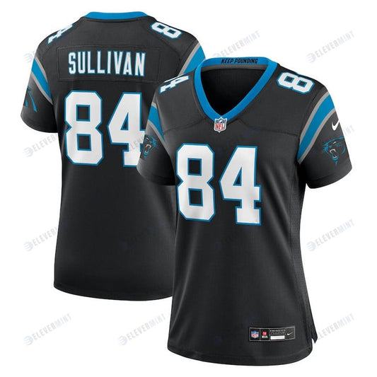 Stephen Sullivan 84 Carolina Panthers Women's Team Game Jersey - Black