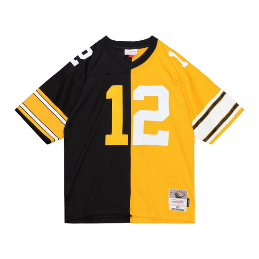 Split Legacy Terry Bradshaw Pittsburgh Steelers 1976 Jersey