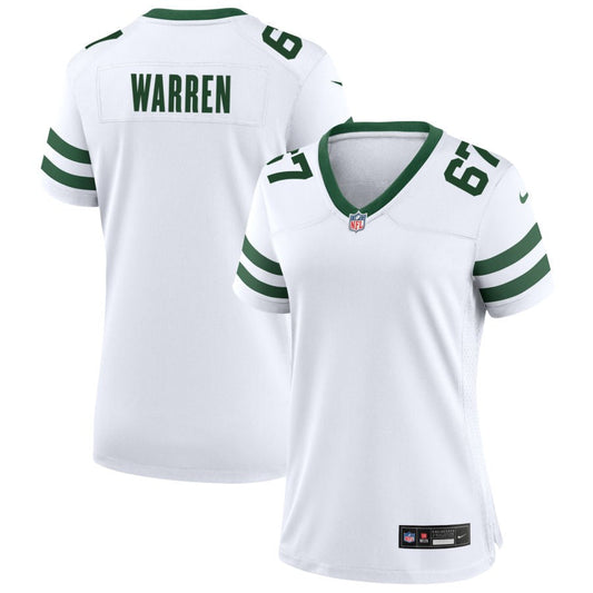 Carter Warren New York Jets Nike Women's Legacy Game Jersey - White