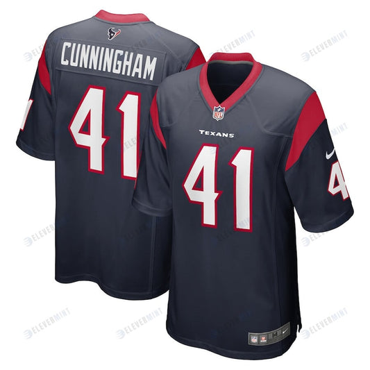 Zach Cunningham 41 Houston Texans Men's Game Jersey - Navy