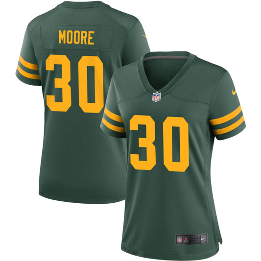 Tarvarius Moore Green Bay Packers Nike Women's Alternate Jersey - Green