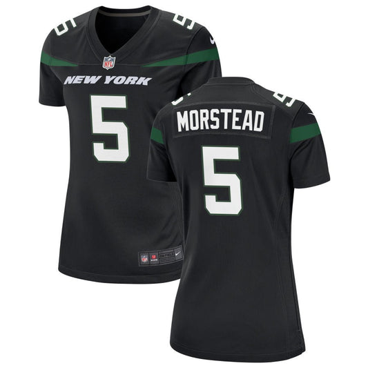 Thomas Morstead New York Jets Nike Women's Alternate Game Jersey - Stealth Black