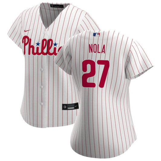 Aaron Nola Philadelphia Phillies Nike Women's Home Replica Jersey - White