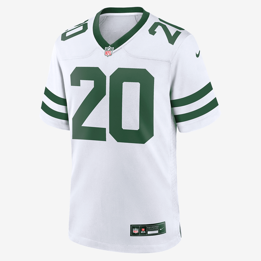 Breece Hall New York Jets Men's Nike NFL Game Football Jersey - White