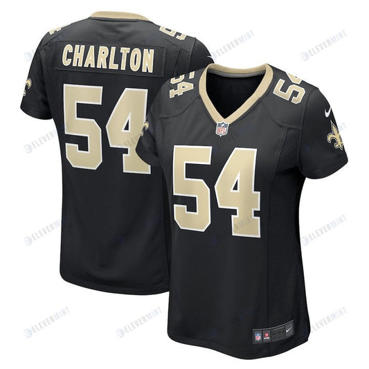 Taco Charlton New Orleans Saints Women's Game Player Jersey - Black