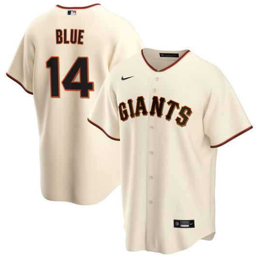 Vida Blue San Francisco Giants Nike Home RetiredReplica Jersey - Cream