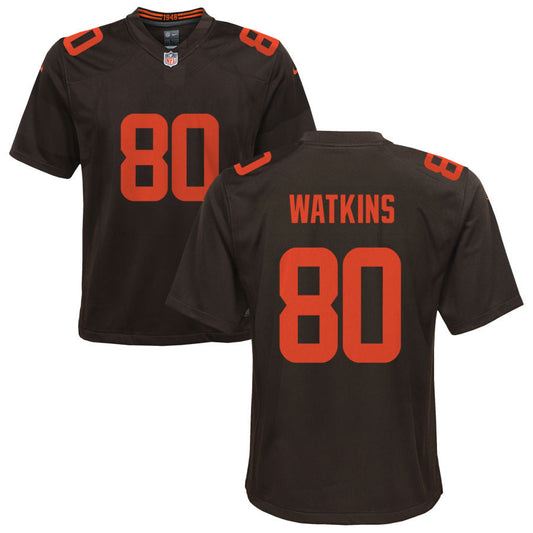 Austin Watkins Cleveland Browns Nike Youth Alternate Game Jersey - Brown