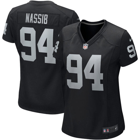 Women's Las Vegas Raiders Carl Nassib Player Game Jersey Black