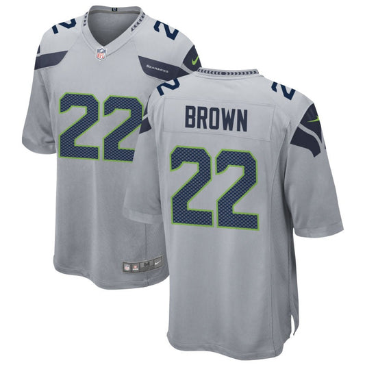 Tre Brown Seattle Seahawks Nike Youth Game Jersey - Gray