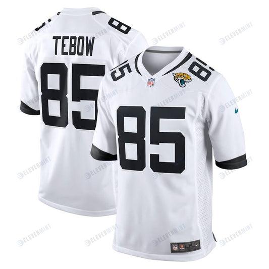 Tim Tebow 85 Jacksonville Jaguars Men's Game Jersey - White