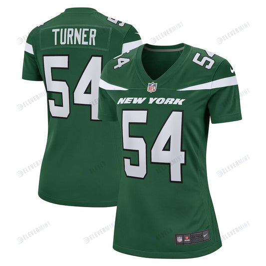 Billy Turner 54 New York Jets Women Game Jersey - Gotham Green