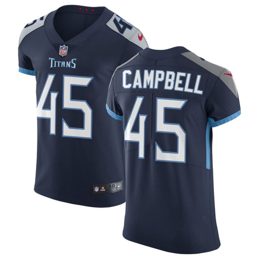 Chance Campbell Tennessee Titans Nike Vapor Untouchable Elite Jersey - Navy