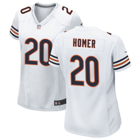 Travis Homer Chicago Bears Nike Women's Game Jersey - White